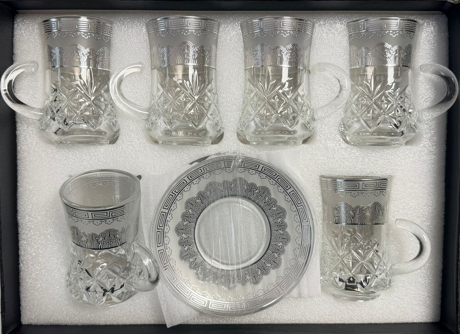 AL SULTAN KRYSTALL KOPPER MED SØLV DESIGN 12 DELER X 1