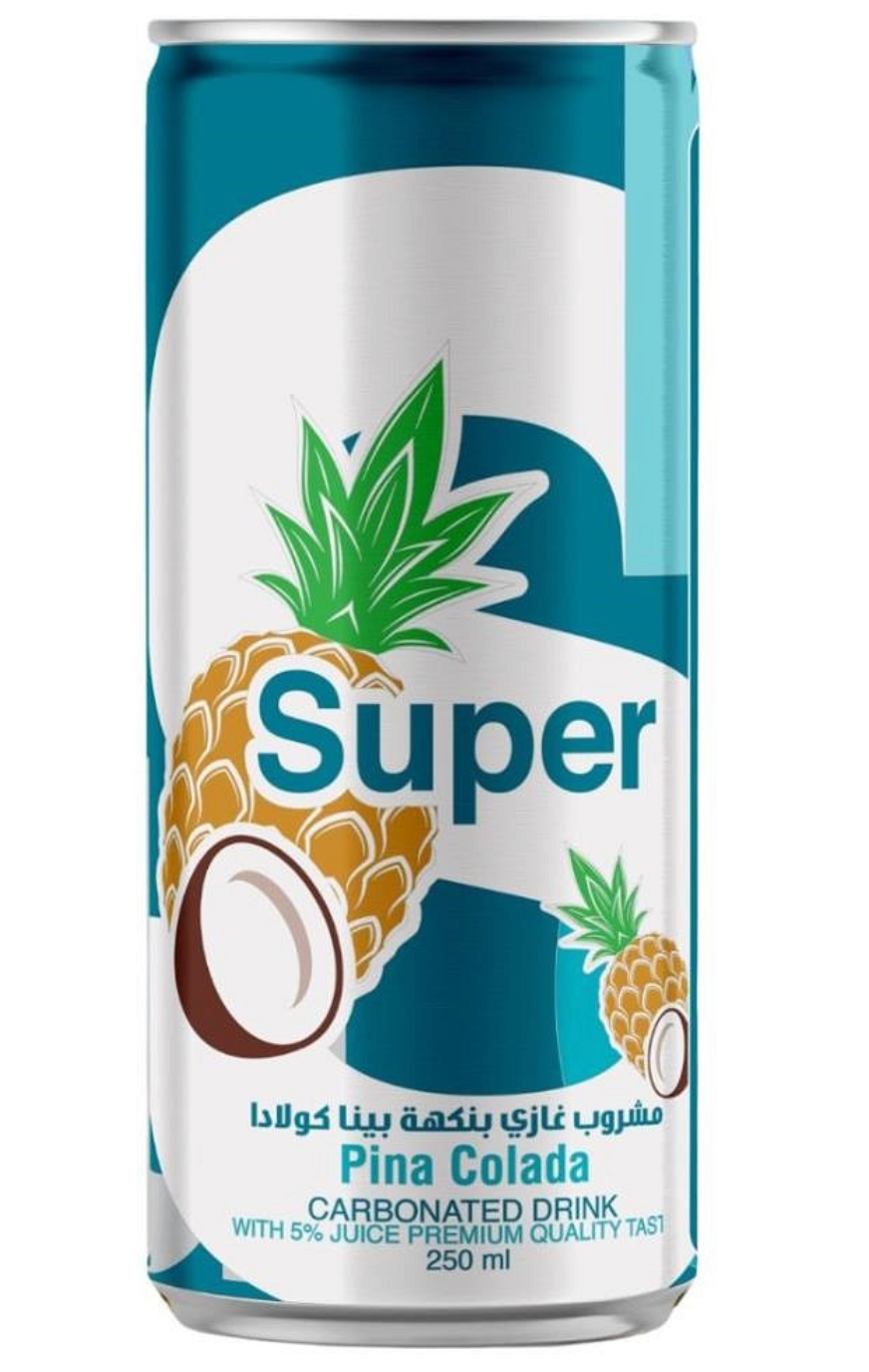 SUPER PINA COLADA LESKEDRIKK 24 X 250 ML