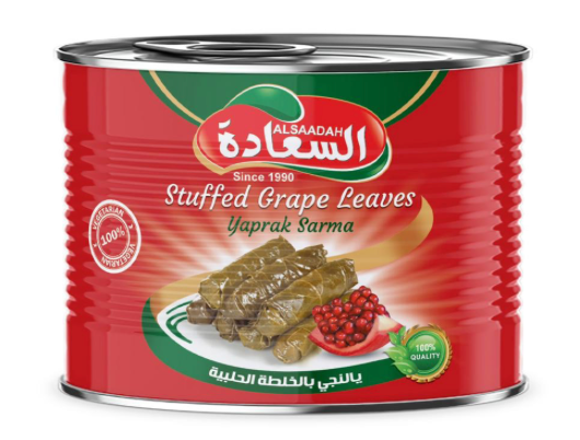 ALSAADAH STUFFED GRAPE LEAVES W/POMEGRANATE MOLASSES 12 x 400 GR