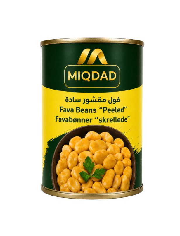 MIQDAD FOUL MEDAMMES PEELED 400GR
