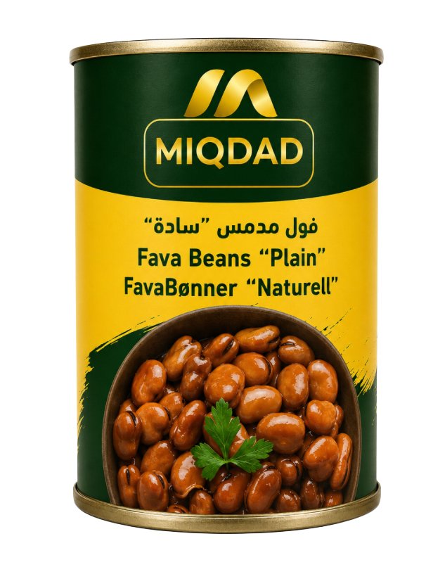 MIQDAD FOUL MEDAMMES ''PLAIN'' 24 X 400 GR