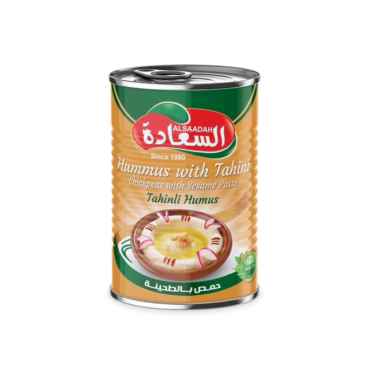 ALSAADAH CHICKPEAS WITH TAHINI 24 X 400GR