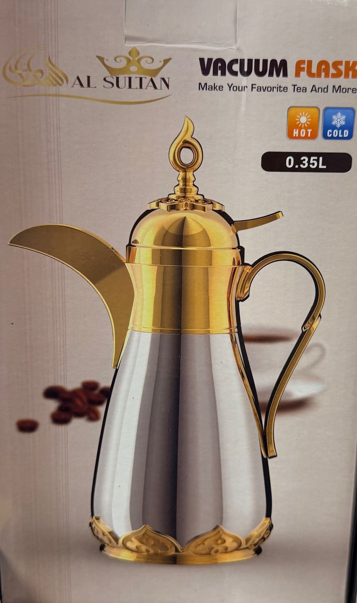 AL SULTAN TERMOKANNE SØLV/GULL X 1