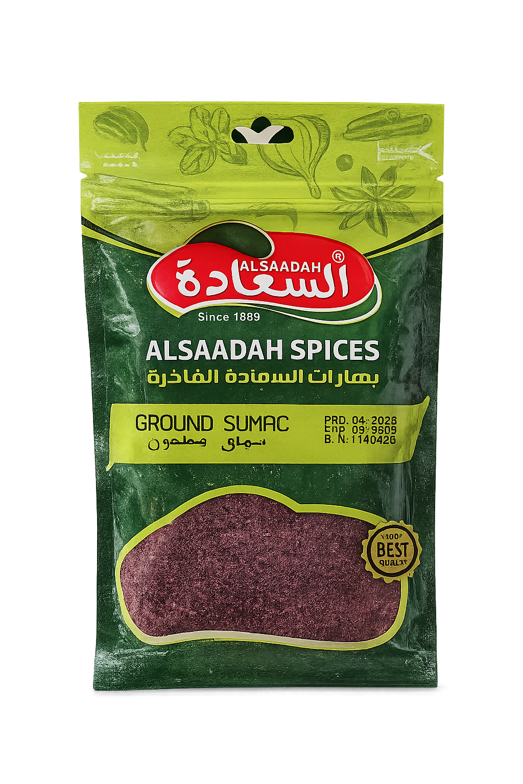 ALSAADAH SUMAC PULVER 10 X 50 GR