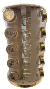 AL SULTAN KRYDDERHYLLE MED GLASS OG GULL