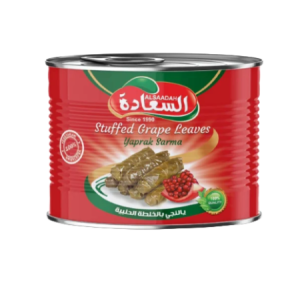 ALSAADAH STUFFED GRAPE LEAVES W/POMEGRANATE MOLASSES 12 x 400 GR