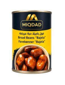 MIQDAD FOUL MEDAMMES BROAD BEANS ''BAJELA'' 24 X 400GR